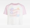 Picture of Girls Converse Floral Graphic Boxy Junior T Shirt Egret