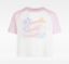 Picture of Girls Converse Floral Graphic Boxy Junior T Shirt Egret