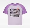 Picture of Girls Converse Floral Graphic Boxy Junior T Shirt Egret