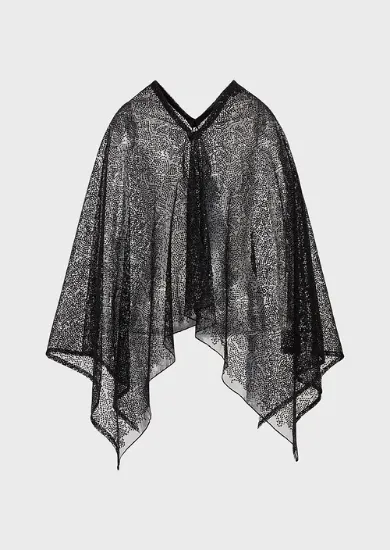 Picture of All-over sequin-embroidered cape