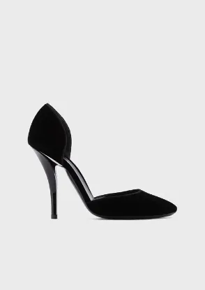 Picture of Velvet d’Orsay court shoes