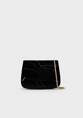 Picture of La Prima mini charm in rose-print velvet