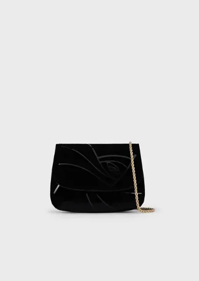 Picture of La Prima mini charm in rose-print velvet