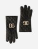 Picture of Quilted nappa leather gloves with DG logo