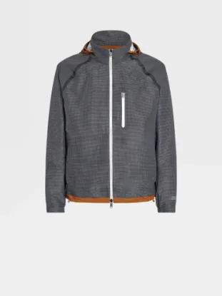 Picture of BLACK AND WHITE RIPSTOP WOOL 