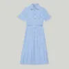 Picture of Cotton poplin midi dress