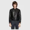 Picture of Leather jacket with Web