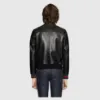 Picture of Leather jacket with Web