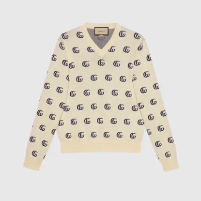 Picture of GG knit cotton jacquard