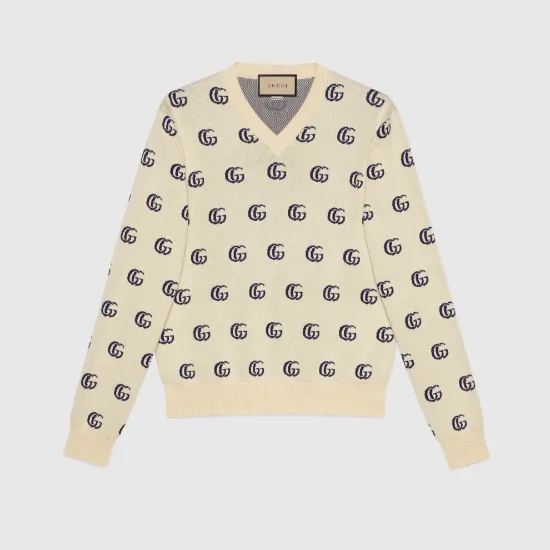 Picture of GG knit cotton jacquard