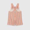 Picture of Baby striped Oxford cotton overall