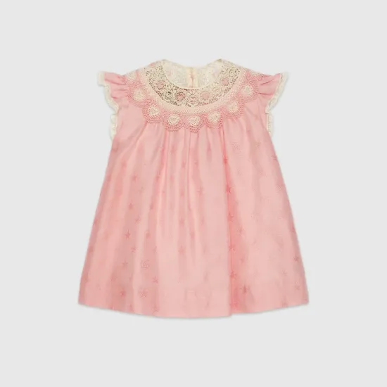 Picture of Baby Double G star cotton dress