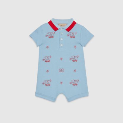 Picture of Baby cotton piquet one-piece