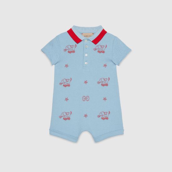 Picture of Baby cotton piquet one-piece