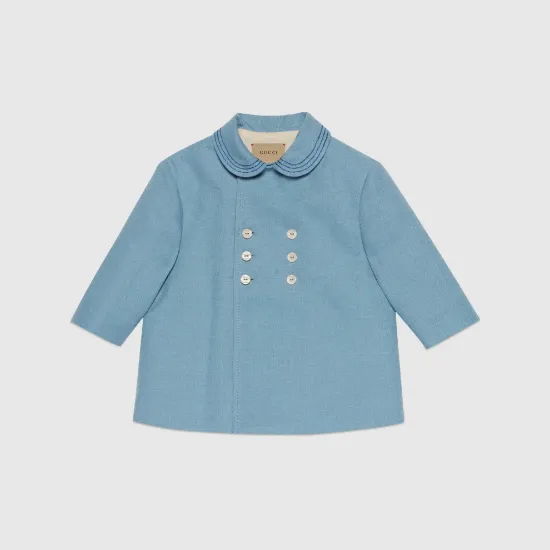 Picture of Baby cotton linen coat with embroidery