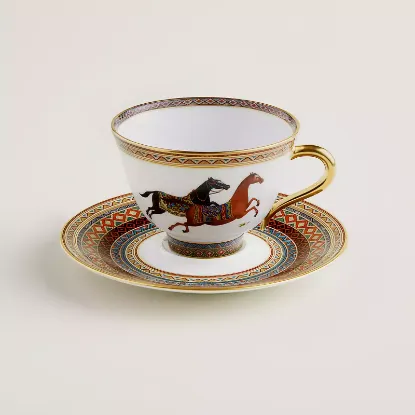 Picture of Cheval d'Orient tea cup and saucer