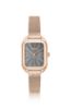 Picture of GOLD-TONE RECTANGULAR WATCH WITH MESH BRACELET