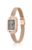 Picture of GOLD-TONE RECTANGULAR WATCH WITH MESH BRACELET
