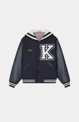 Picture of 'SAILOR VARSITY' WOOL AND LEATHER JACKET